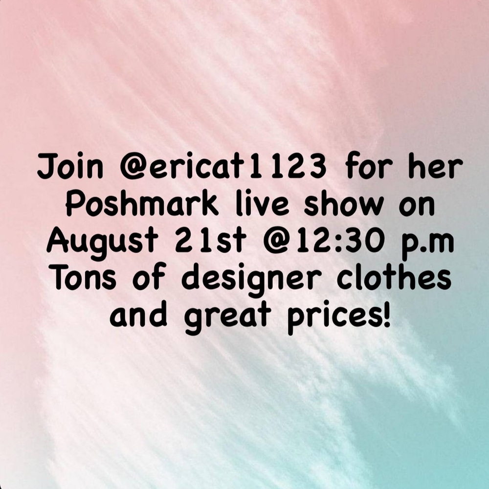 Poshmark Live @ericat1123